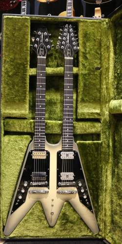 Jacobacci Flying V Double Manche Silverburst de 1981