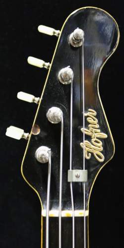 Hofner 185 Artist Bass White Vinyl de 1960's