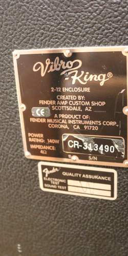 Fender Vibro King VK-212 Black de 2007