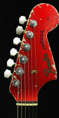 Fender Jaguar Modifiée Candy Apple Red de 1965