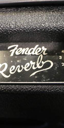 Fender Reverb Unit Blackface White Knob de 1964