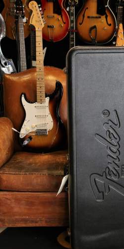 Fender Stratocaster Gaucher Sunburst de 1978