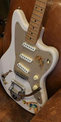 Fender Custom Shop Pin Up Jazzmaster White Mary Kay de 1997