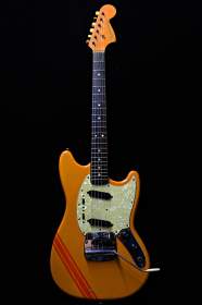 Fender Mustang Yellow Competition Matching Headstock de 1968