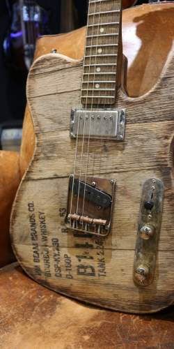 Justin Johnson Telecaster Jim Beam Whiskey Barrel Guitar Tank 224