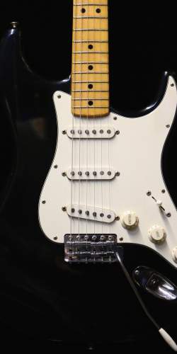 Fender Stratocaster Custom Color Black de 1974
