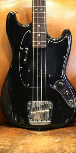 Fender Mustang Bass Black de 1977