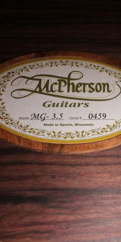 McPherson MG 3.5 Naturelle de 2006