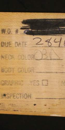 Jackson San Dimas Custom Shop Bolt On Black de 1986, signée par Grover Jackson lui-même !