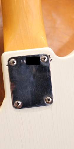 Fender Jazz Bass Olympic White Serie L de 1965