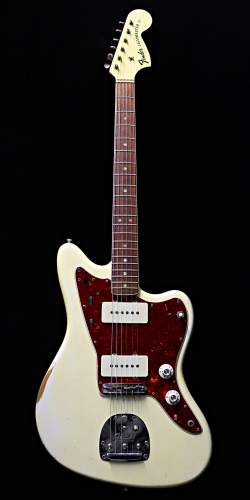Fender Jazzmaster Olympic White Matching Headstock de 1966
