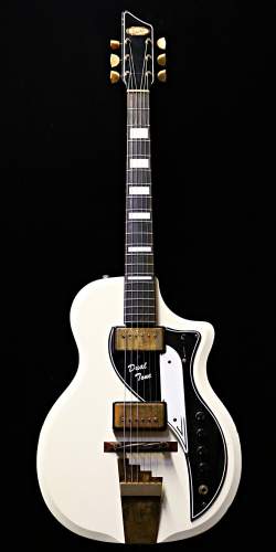 Supro Dual Tone David Bowie Artic White de 1960's