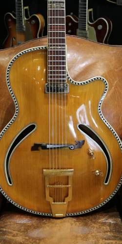 Hopf Super De Luxe Archtop Natural 1950's