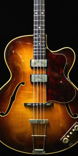 Hofner President Bass "Cavern Pickup" Sunburst de 1961