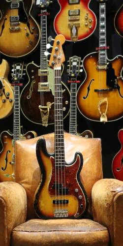 Fender PJ Precision Jazz Bass Sunburst de 1965