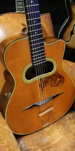 Guitare Jazz Manouche Grande Bouche Louis Patenotte des 1950's