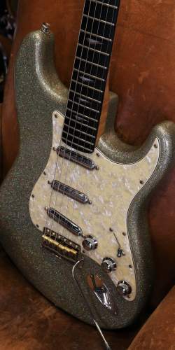 Fender 7 of 25 Custom Shop Deco Jay Black 1996 Rare Sparkle