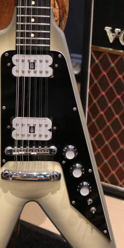 Jacobacci Flying V Double Manche Silverburst de 1981