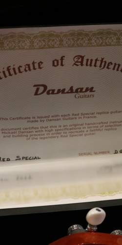 Dansan Guitars "The Red Special" Brian May Tribute de 2022