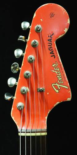 Fender Jaguar Fiesta Red Matching Headstock de 1964