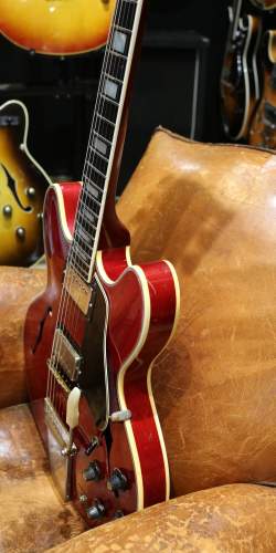 Gibson ES 355 T en rare configuration mono originale ! Cherry red de 1966