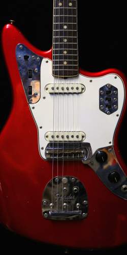 Fender Jaguar Candy Apple Red Over Gold de 1966