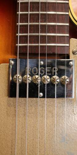 Roger "Electric Guitar" Sunburst de la fin des années 50