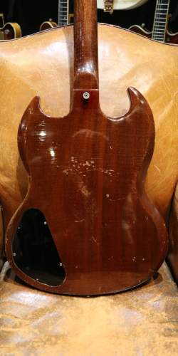 Gibson SG Standard "Large Guard Maestro" Vibrola Cherry de 1969