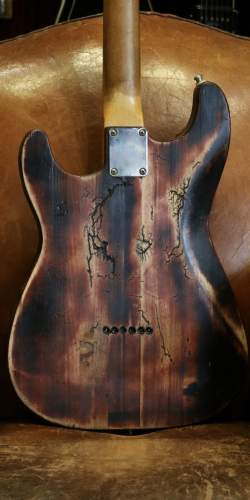 Proto Stratocaster Fractal Burned Body 2020