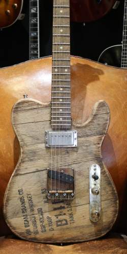 Justin Johnson Telecaster Jim Beam Whiskey Barrel Guitar Tank 224