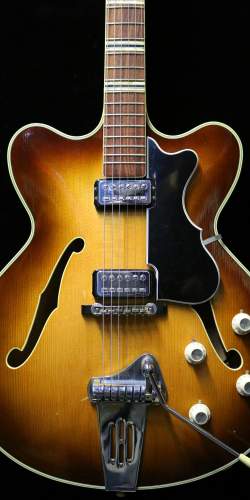 Hofner 4574 Very Thin Tobacco Burst de 1964