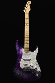 Fender Stratocaster Aluminium Purple 40ème anniversaire de 1994