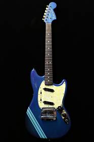 Fender Mustang Blue Competition Matching Headstock de 1969