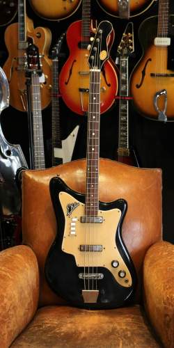 Eko Bass 500 Black and Gold de 1960's
