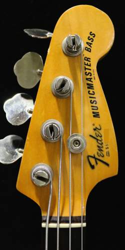 Fender Musicmaster Bass Black de 1978