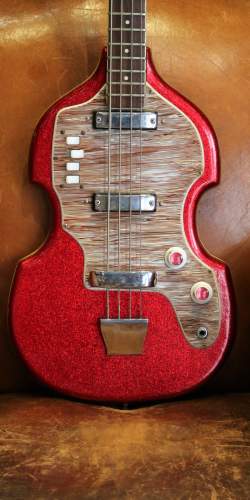 Eko Bass 1150 Sparkle Red de 1960's
