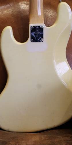 Fender Jazz Bass Olympic White (Matching Headstock) de 1965