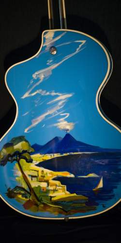 Wandre Davoli BB Volcano hand painting