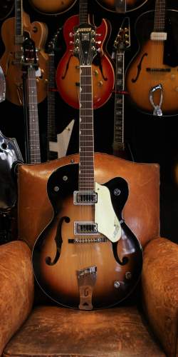 Gretsch 6124 Double Anniversary Sunburst de 1962