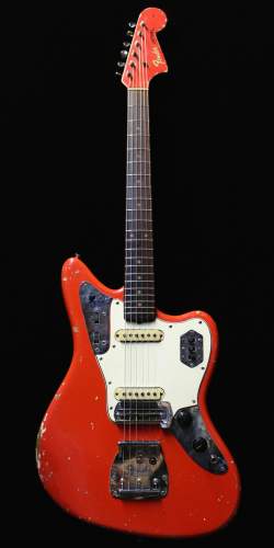 Fender Jaguar Fiesta Red Matching Headstock de 1964