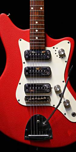 Egmond Model 3 Vinyle Rouge de 1960's